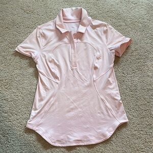 Lululemon quick dry women’s polo size 6 pink